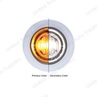 3 LED 3/4" Mini Double Fury Light (Clearance/Marker) - Amber LED/White LED