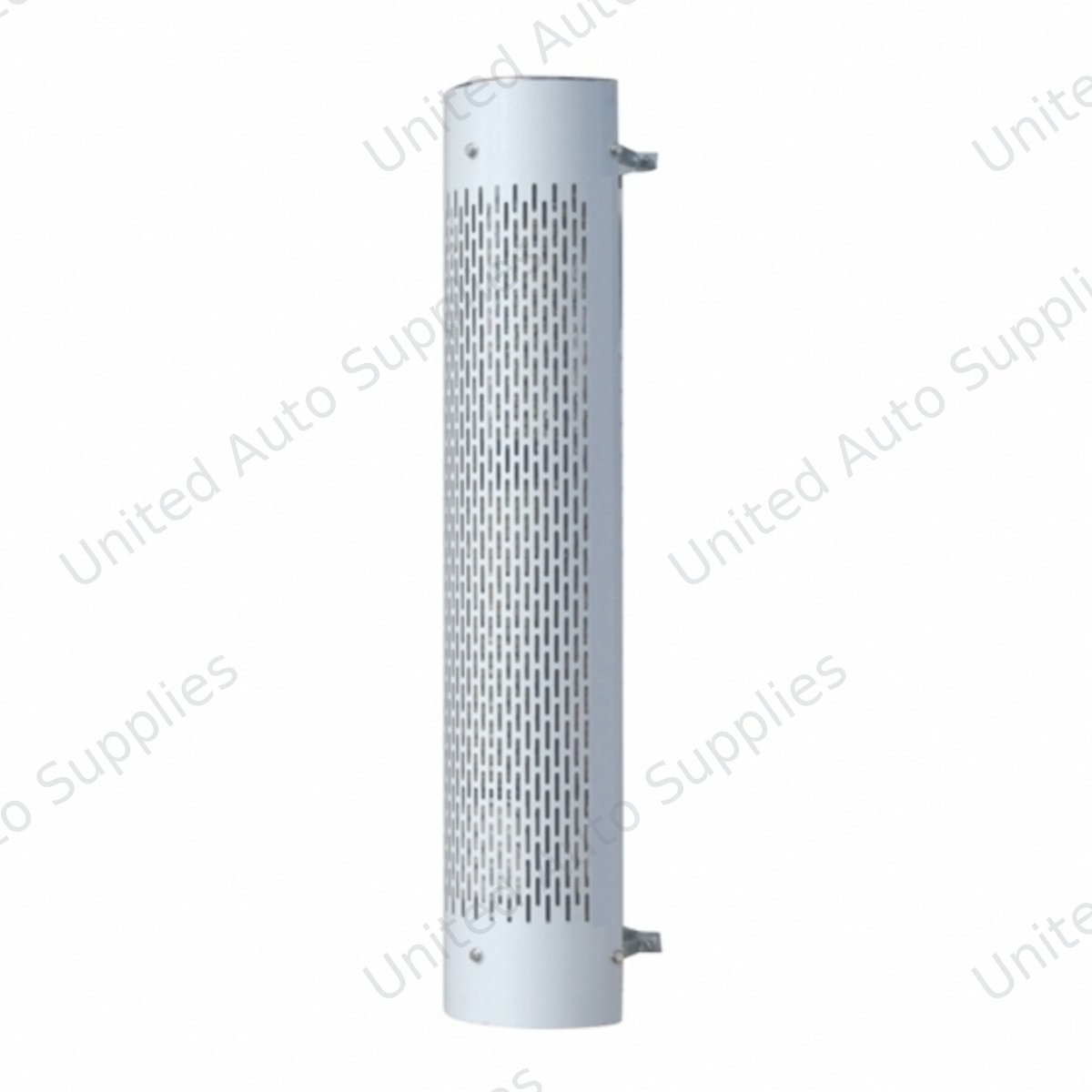 48" Tall 270 Degree Stainless Exhaust Muffler Shield For 10" Diameter Exhaust - Vertical Slot