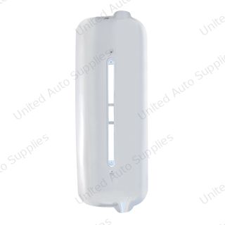 Chrome Plastic Mirror Cover With LED Cutout For 2005 & Older Freightliner Century - Passenger