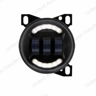 18 LED Fog Light With LED Light Bar For Peterbilt 579 (2012-2021) & Kenworth T660 (2007-2017)-Black