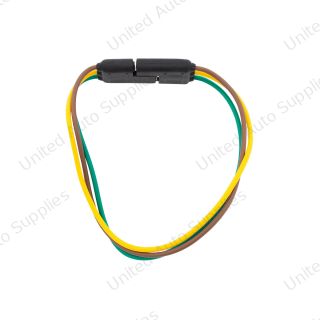 3-Way Flat Molded M/FM Trailer Connectors w/ Polarized Plugs, 1 Pc.