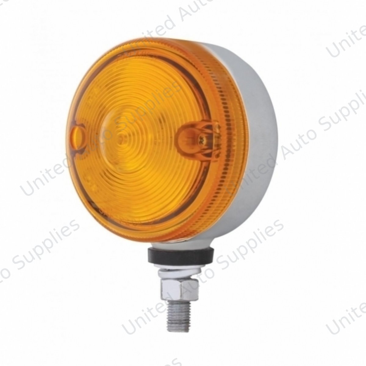 15 LED 3" Dual Function Single Face Light - Amber LED/Amber Lens