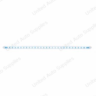 28 LED 12" Slim Light Bar - Blue LED/Clear Lens