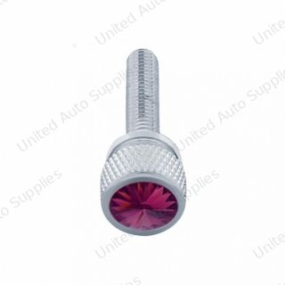 1-3/16" Long M6 Dash Screw With Crystal For Kenworth - Purple Crystal(Bulk)