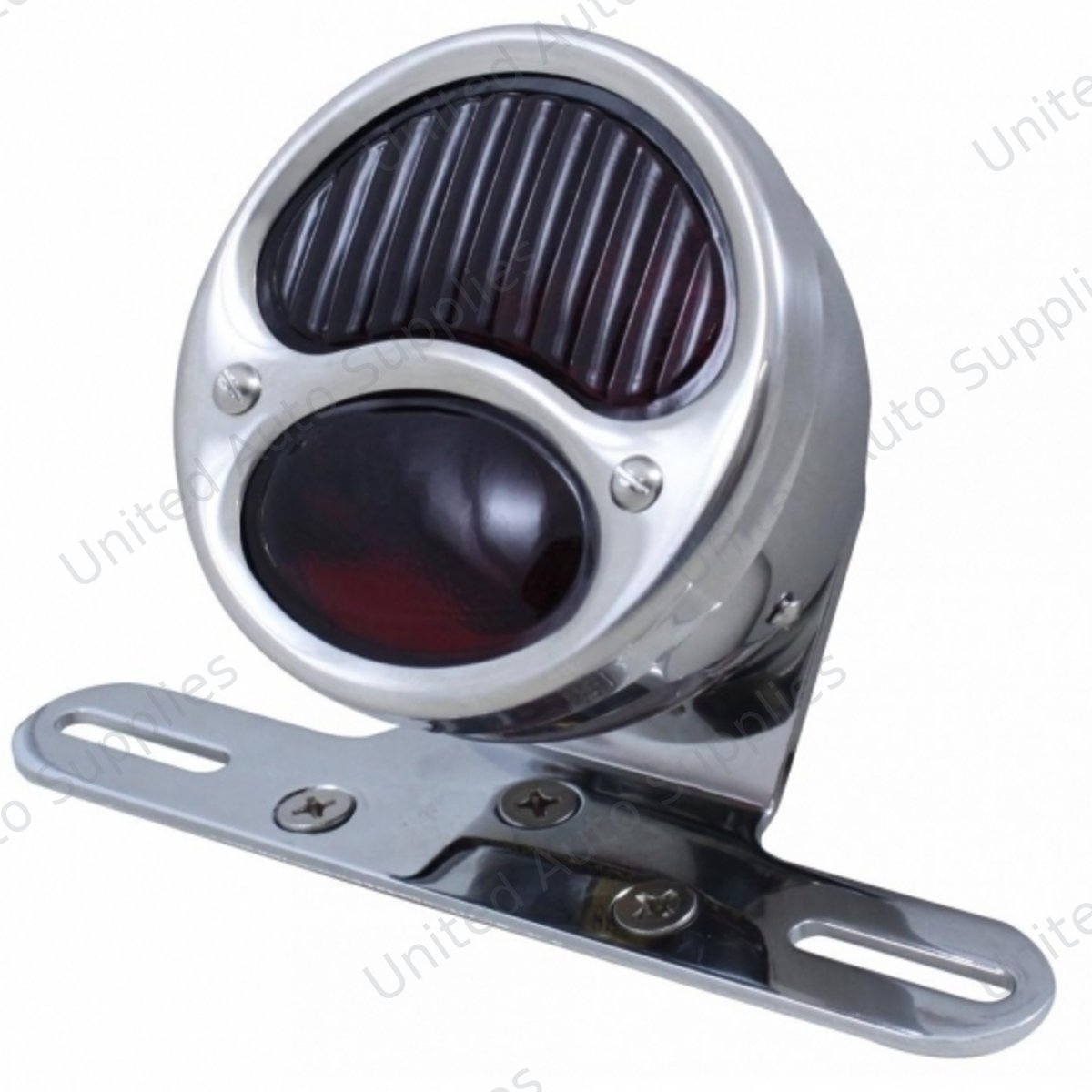 1928 "DUO Lamp" Tail Light With Chrome Mounting Bracket For Motorcycle