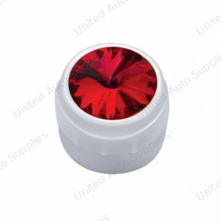 Delphi Radio Knob With Red Crystal