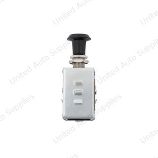 16 Amp 12V Universal HD Off/On/On Fused Push-Pull Switch w/ 1/2" Mounting Stem, 1 Pc.