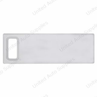 Chrome Plastic Dash Switch Panel Cover For International - 1 Opening