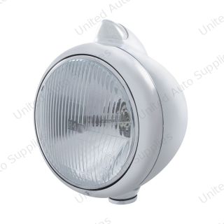 Chrome Guide 682-C Headlight H4 & Original Style LED Signal - Clear Lens