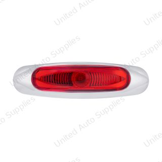 5-3/4" Wide 3 LED ViperEye Light (Clearance/Marker) - Red LED/Red Lens