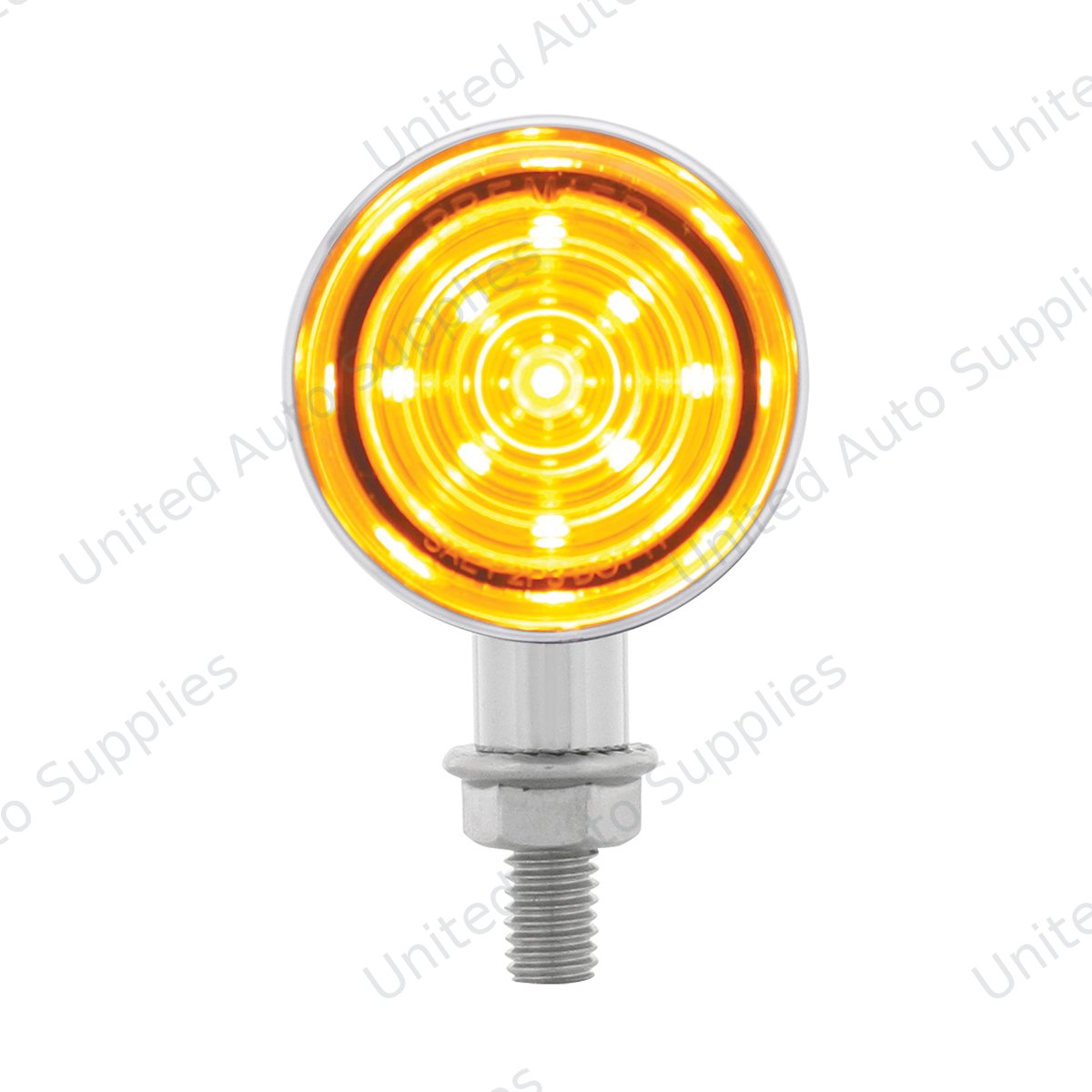 9 LED Dual Function Mini Bullet Light - Amber LED/ Amber Lens
