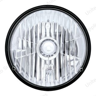 7" Crystal Headlight, Glass Lens