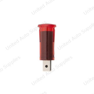 Red Warning Light 16 Amp 12V w/2 Lucar Terminals, 1 Pc.