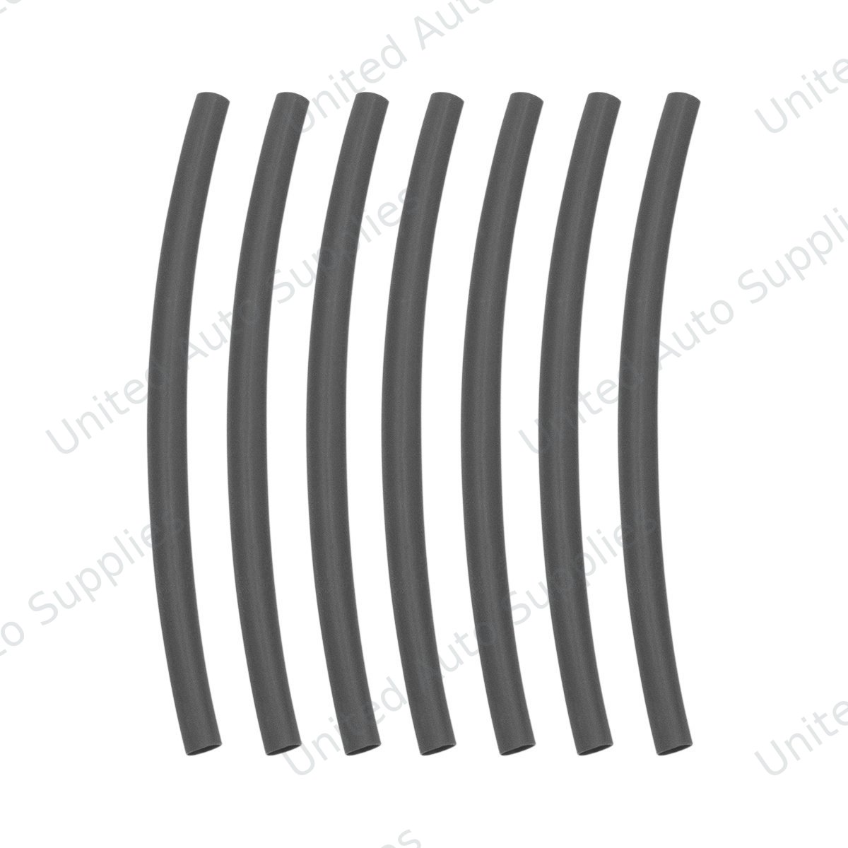 3/16" I.D. Black Heat Shrink Tubing, 4" Long (7-Pack)