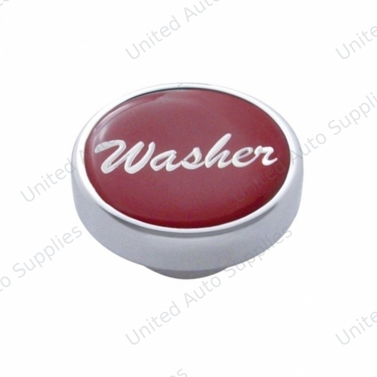 "Washer" Dash Knob - Red Glossy Sticker