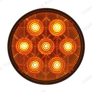 7 LED 4" Competition Series Turn Signal Light - Amber LED/Amber Lens