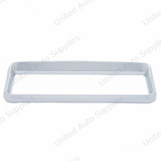 Chrome "Studio Sleeper" Bezel With Visor For Kenworth