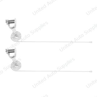 Chrome Vintage Curb Feelers (2-Pack)