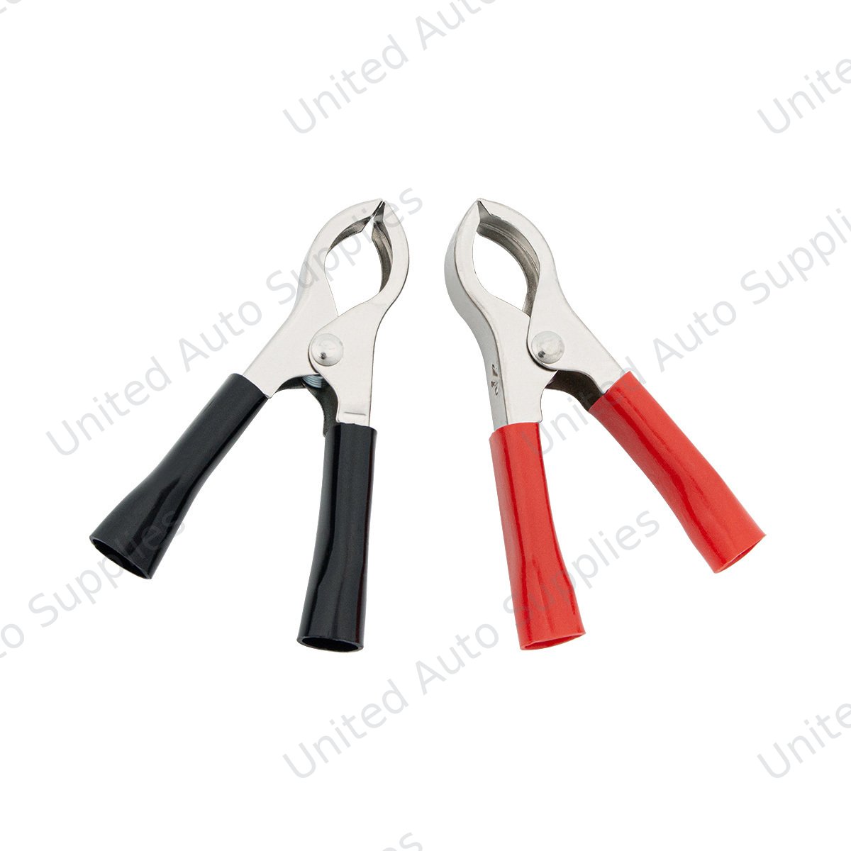 50 Amp Clamps w/ Vinyl Handles 1Red/1Black 1 Set.