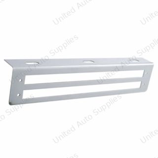 12-3/4" Stainless Light Bracket With 2X 12" Light Cutout