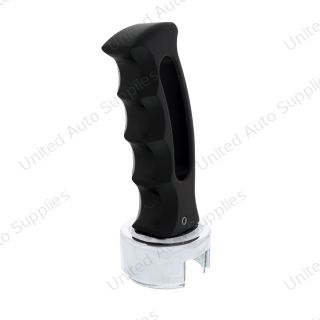 Slot Style Gearshift Knob With 13/15/18 Speed Adapter - Black