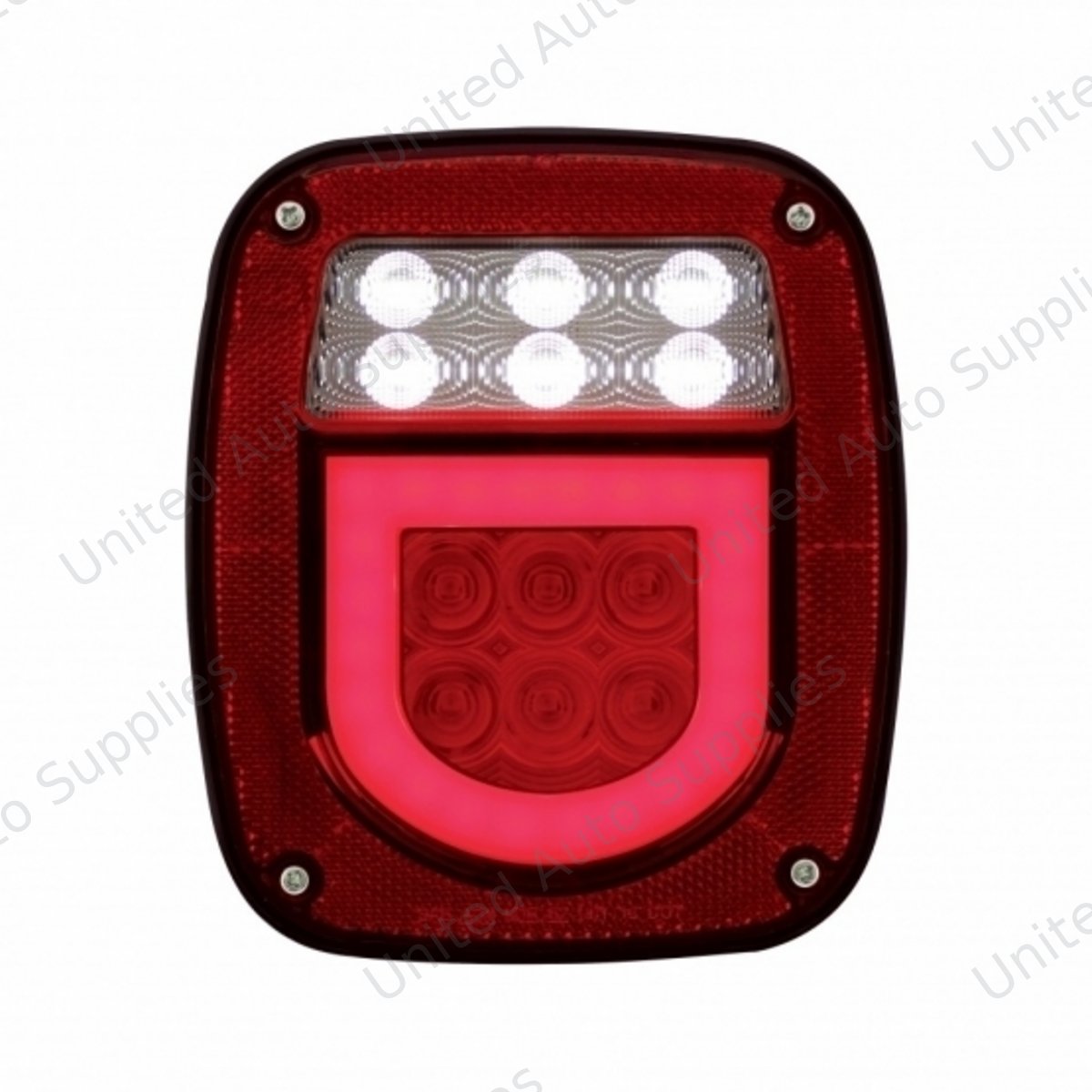 GloLight LED Universal Combination Tail Light Without License Light (Card)