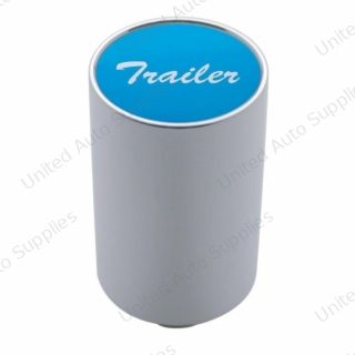 "Trailer" 3" Air Valve Knob - Blue Glossy Sticker