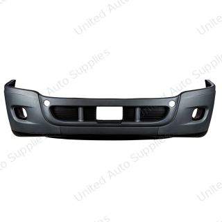 Complete 3-Piece Front Bumper Set With Fog Light Hole For 2008-2017 Freightliner Cascadia