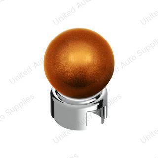 Thread-On Bristol Gearshift Knob with 13/15/18 Speed Adapter-Cadmium Orange