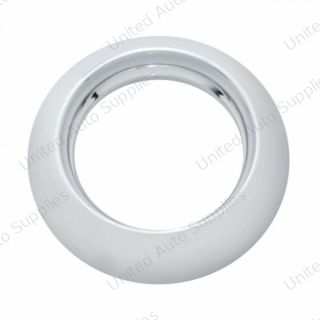 2" Chrome Twist-On Light Bezel - Vintage Design