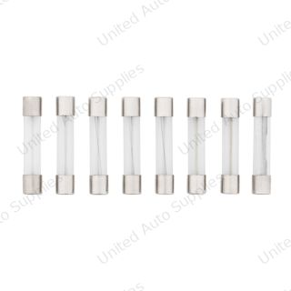 AGC Glass Fuse Kit 3,5,7.5,10,15,20,25,30 AMP Fuses (8-Pack)