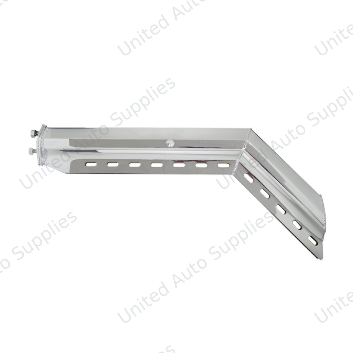 30" 430SS 45-Degree Angled Heavy Duty Mud Flap Hangers-2.5" Bolt Pattern (Pair)