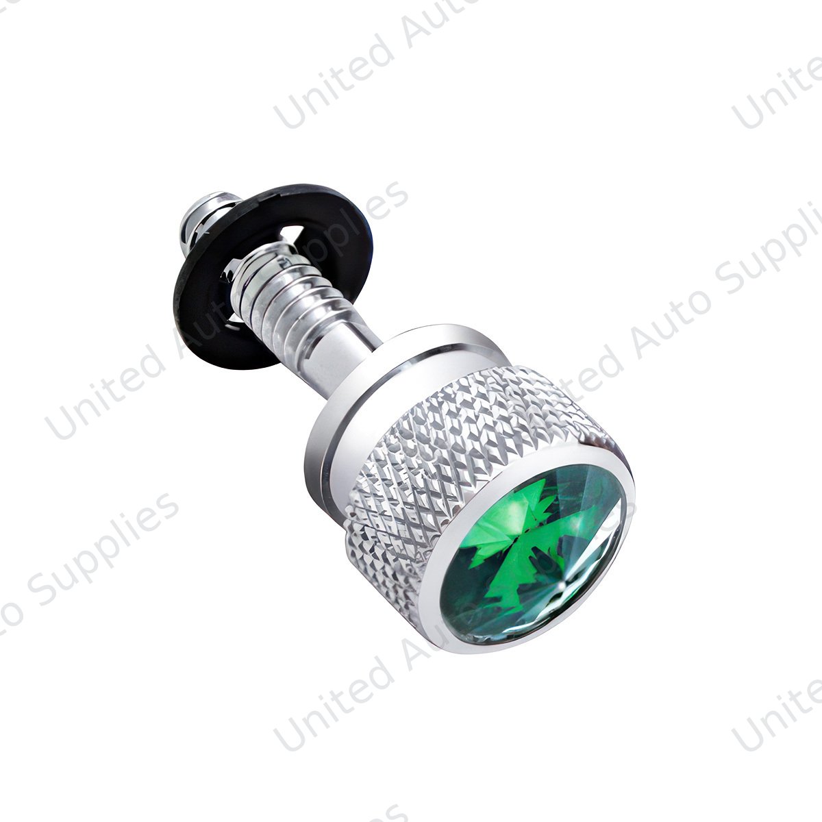 Dash Screw With Green Crystal For Peterbilt (2001-2005)(6-Pack)