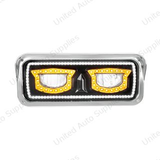 High Power Blackout LED Headlight With Turn Signal And Position Light-Driver
