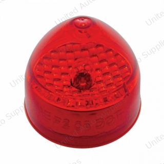 2" Beehive Crystal Light (Clearance/Marker) - Red Lens