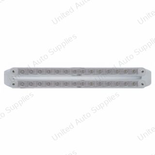 Dual 14 LED 12" Light Bars (Stop, Turn & Tail) - Red LED/Clear Lens