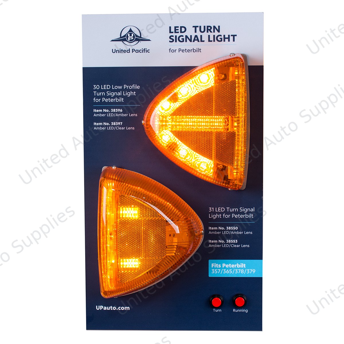 Display For Peterbilt Front Turn Signal