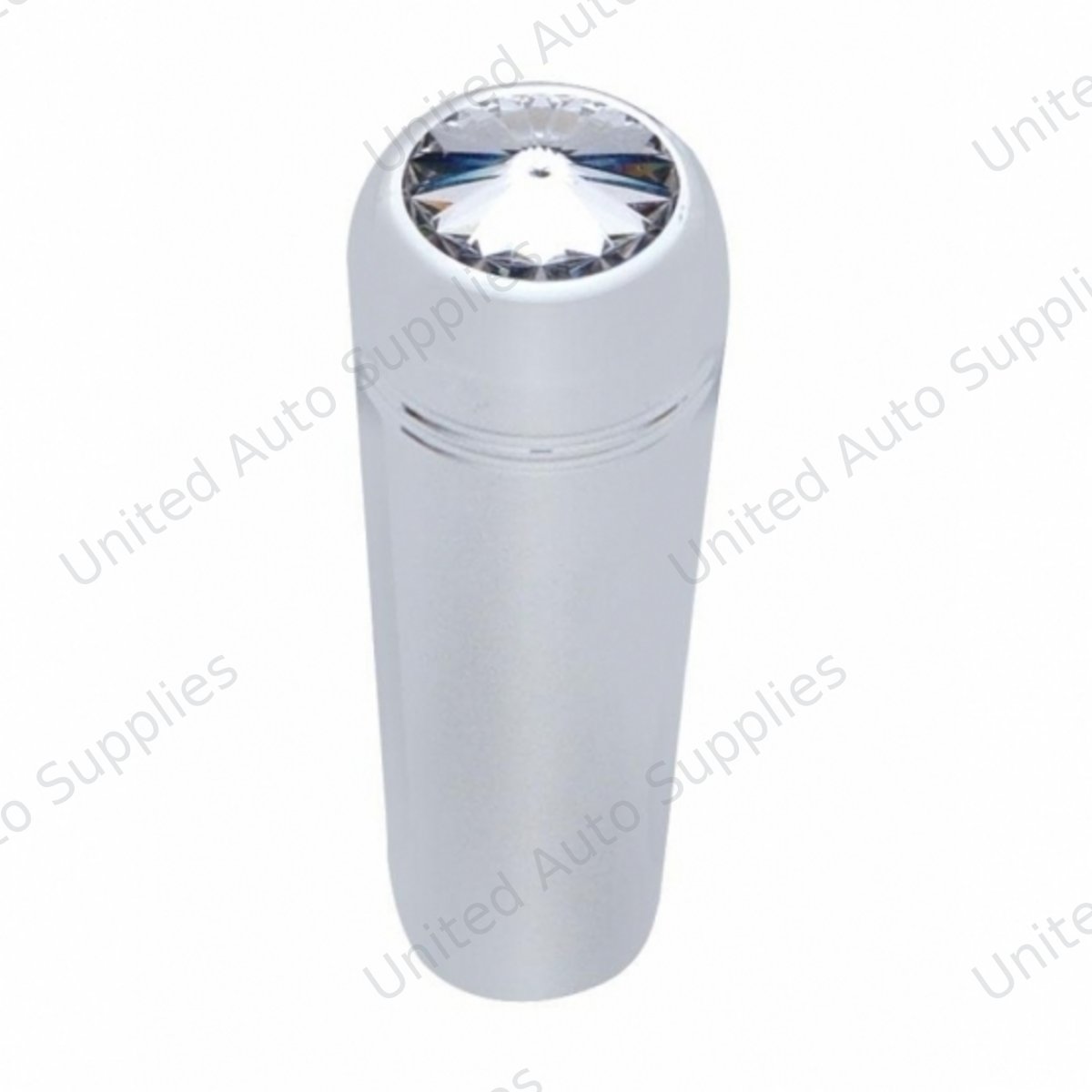 1-7/8" Short Aluminum Toggle Switch Extension With Crystal For Kenworth - Clear Crystal (2-Pack)