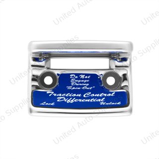 "Traction Control Differential" Switch Guard With Blue Sticker