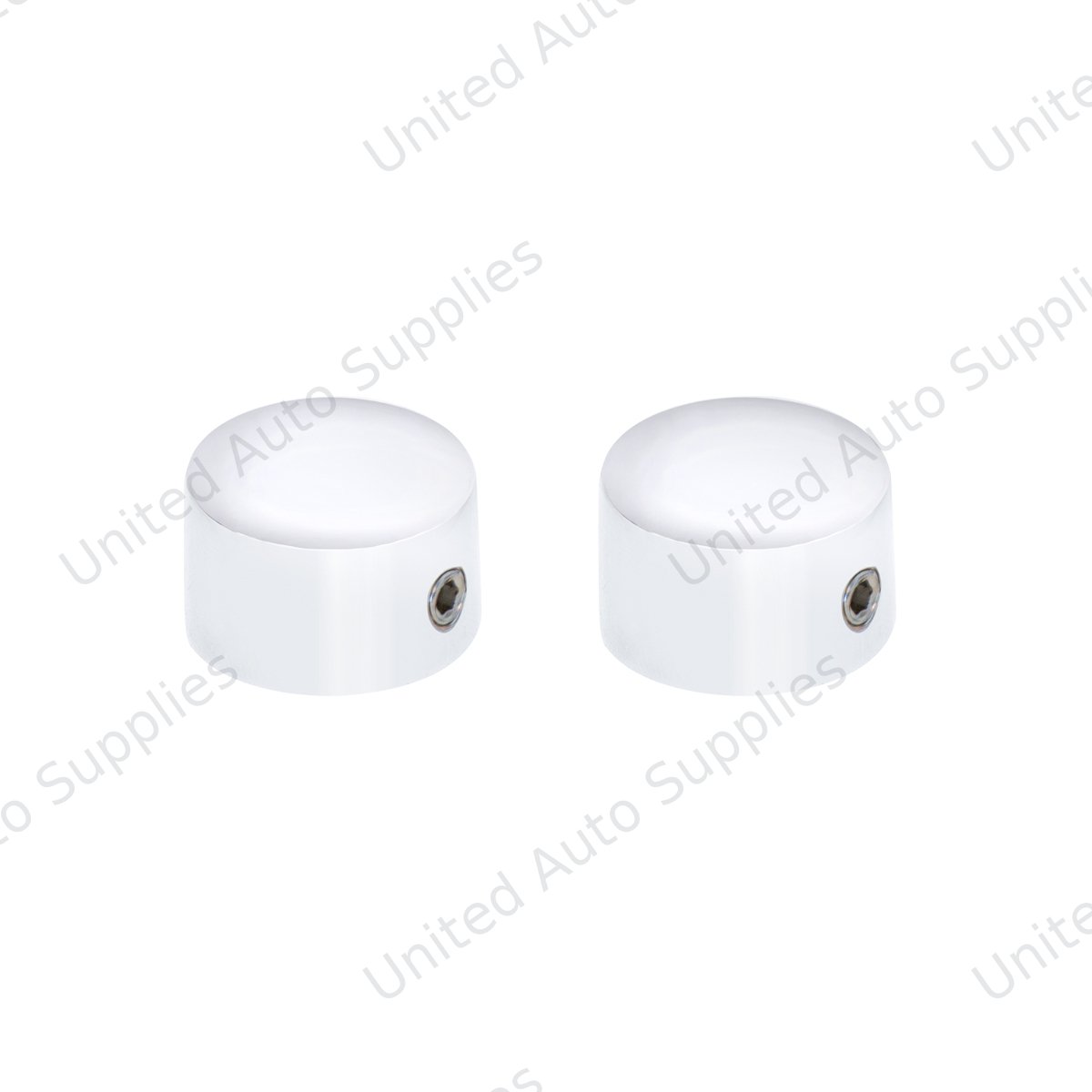 Chrome Wiper Shaft Cap For 0.55" Dia Shafts (Pair)