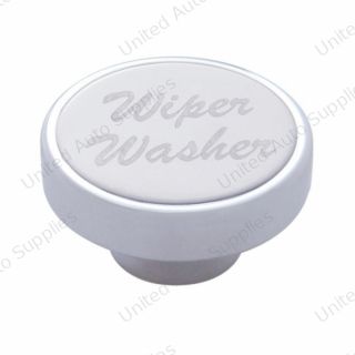 "Wiper/Washer" Dash Knob With Stainless Plaque