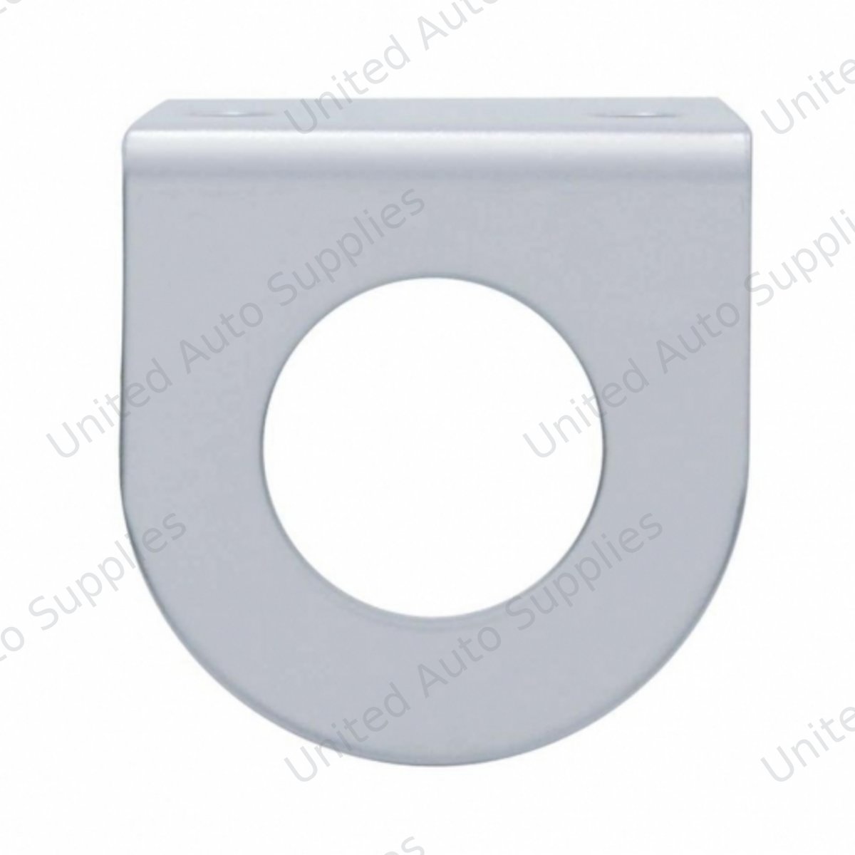 Stainless Mini Light Bracket With Single 13/16" Round Cutout (Bulk)