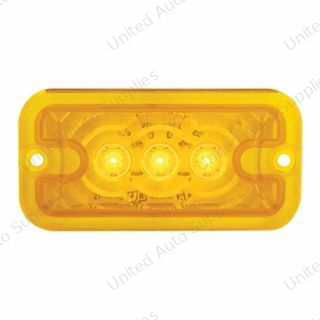 3 LED Clearance Marker Light - Amber LED/Amber Lens