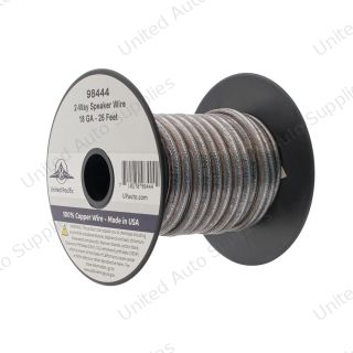 Speaker Wire Bonded - 18 AWG 2-Way, PVC Insulated Copper Wire 25 Ft.