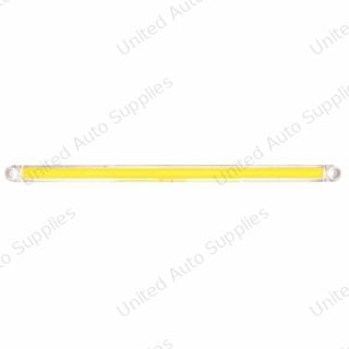24 LED Dual Function 12" GloLight Bar (Turn Signal) - Amber LED/Clear Lens (Card)