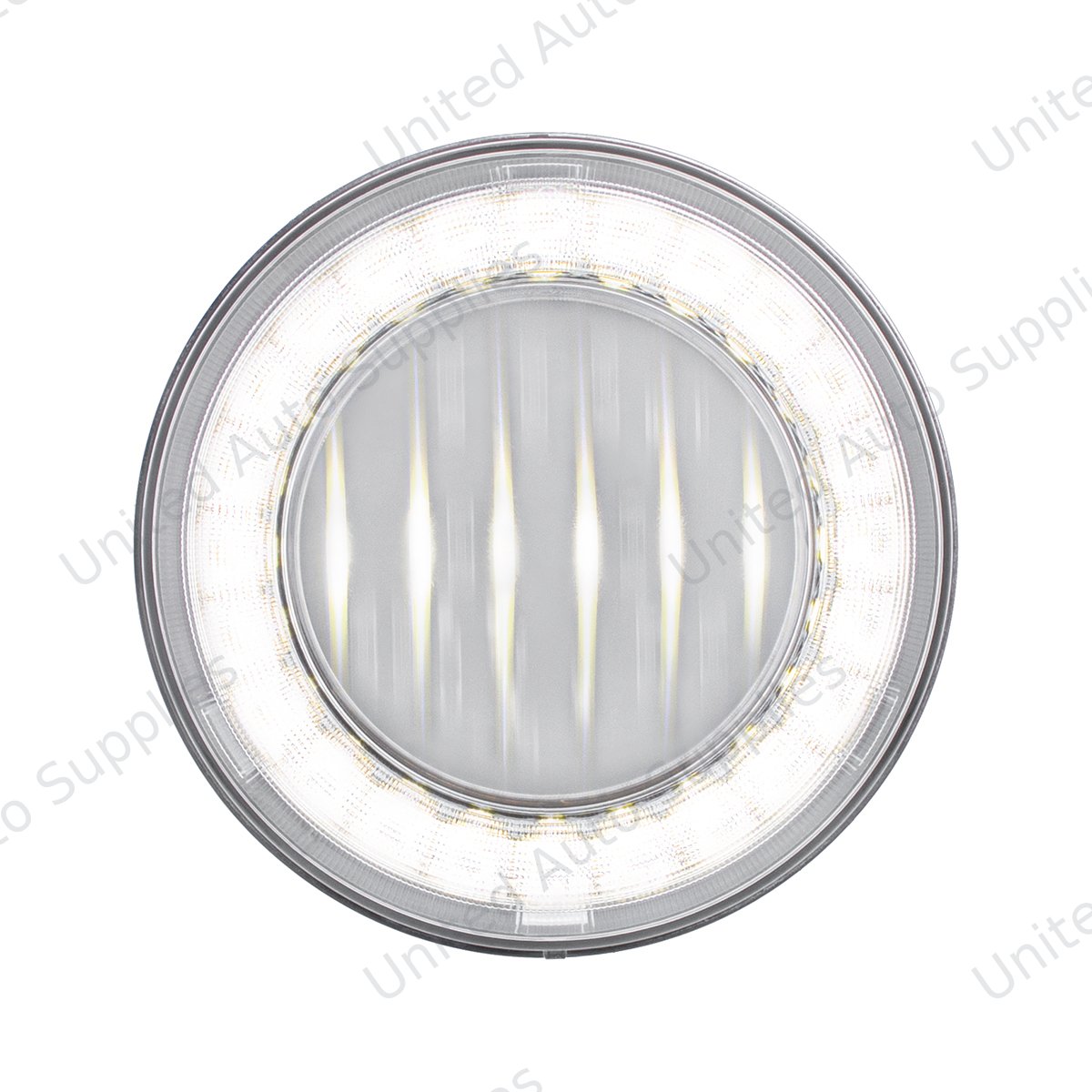 30 LED 4" Round Lumos Light I-Series (Back-Up) - White LED/Clear Lens