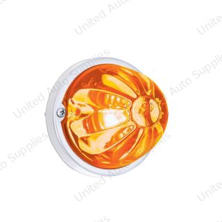 Glass Watermelon Light Kit With LED Light-Amber LED/Clear Lens