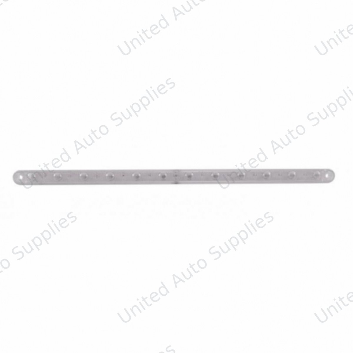 12 LED 12" Ultra Slim Light Bar Only (Stop, Turn & Tail) - Red LED/Clear Lens (Bulk)