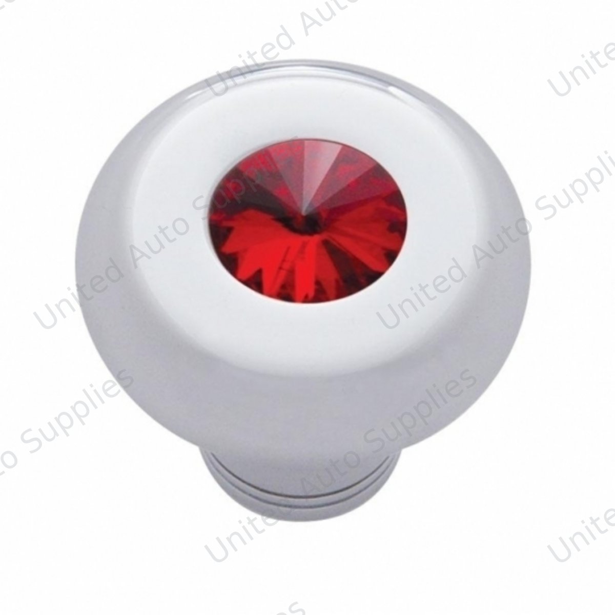 Small Deluxe Dash Knob With Red Crystal
