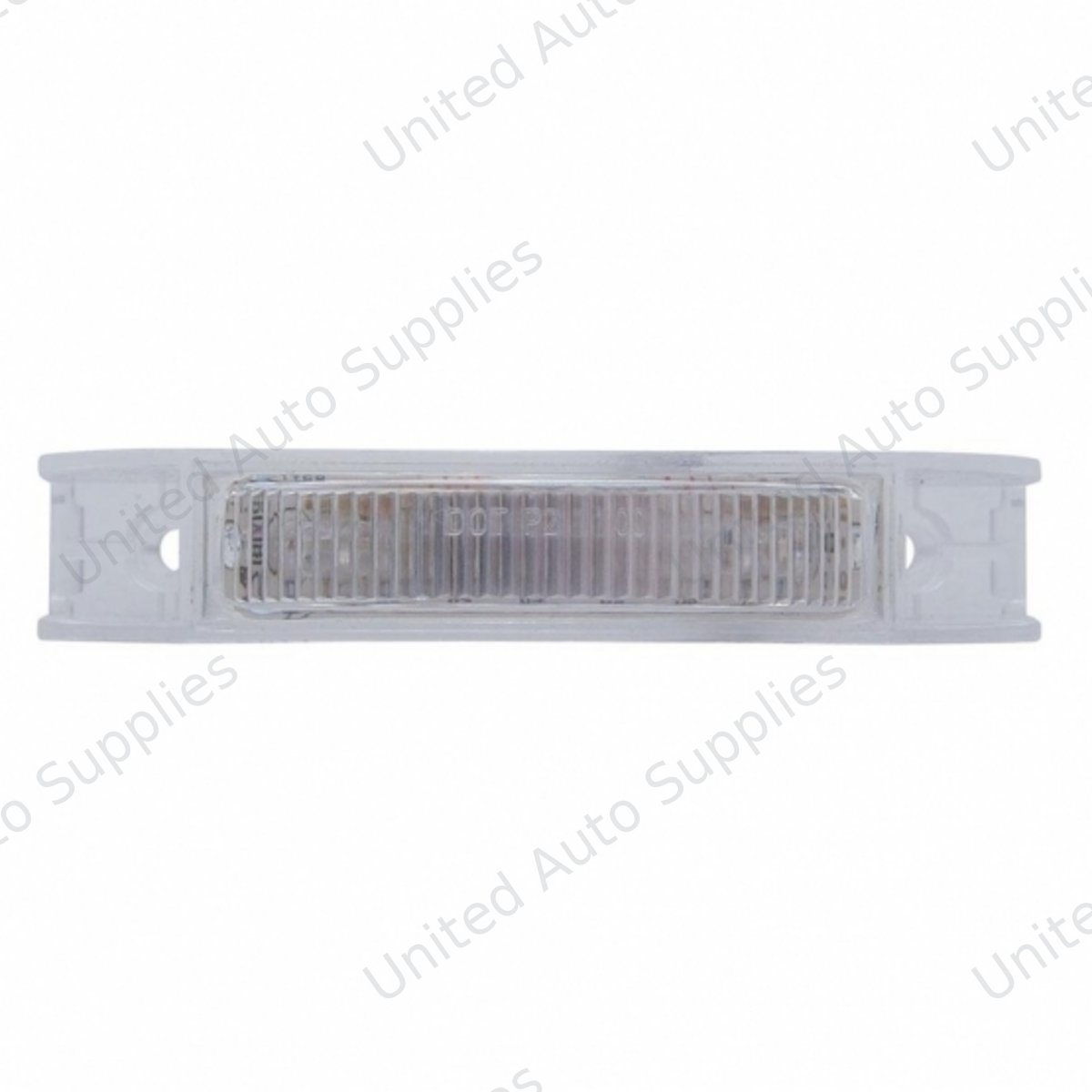 7 LED Rectangular Light (Clearance/Marker) - Amber LED/Clear Lens
